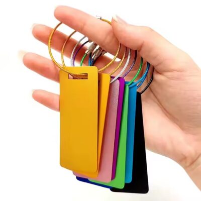 Personalized Blank Aluminum Airplane Travel Tag for Luggage
