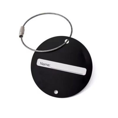 Bulk Blank Anodized Aluminum Name Luggage Tags for Laser Engraving
