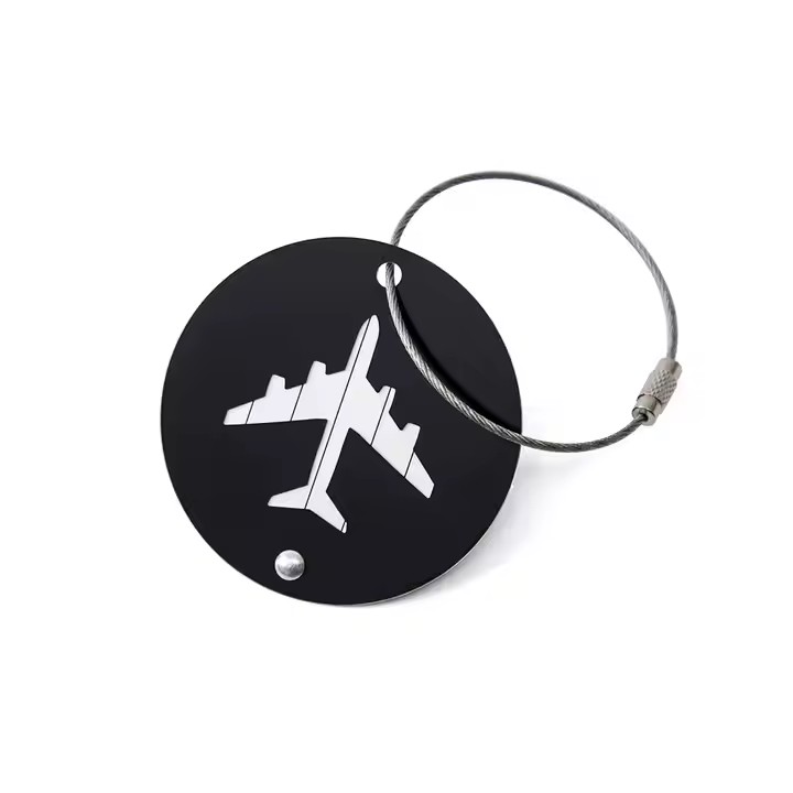 Bulk Blank Anodized Aluminum Name Luggage Tags for Laser Engraving