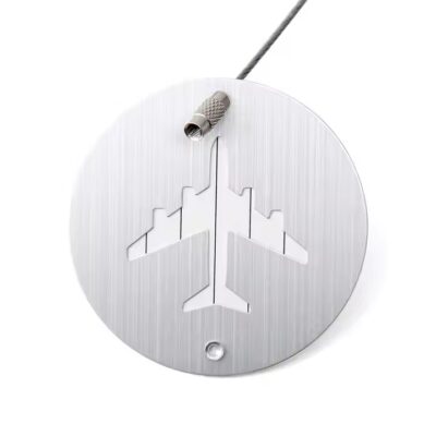 Bulk Blank Anodized Aluminum Name Luggage Tags for Laser Engraving