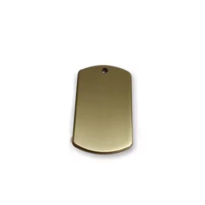 Blank Brass and Copper Metal Tags for Engraving and Labeling

