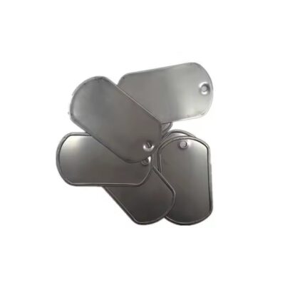 Blank Metal Pet ID Military Dog Tag