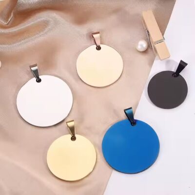 Blank Stainless Steel Pet ID Tag for Laser Engraving
