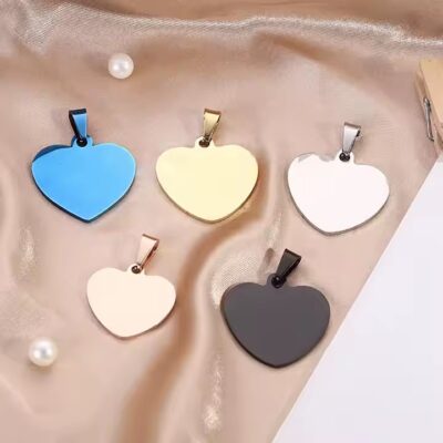 Blank Stainless Steel Pet ID Tag for Laser Engraving