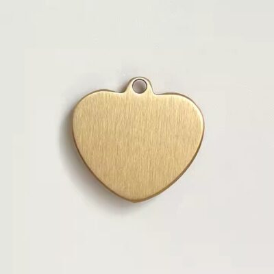 Blank Brass and Copper Pendant Tags for Custom Jewelry