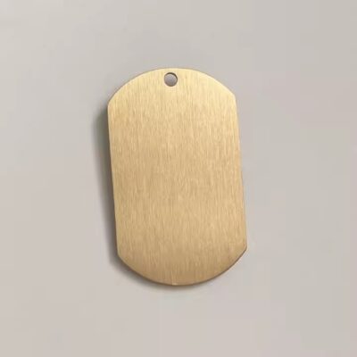 Blank Brass and Copper Pendant Tags for Custom Jewelry