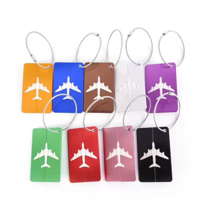 Bulk Aluminum Luggage Tags for Travel ID