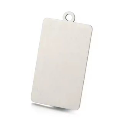 Wholesale stainless steel rectangular blank metal tags for engraving