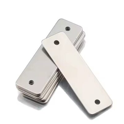 Rectangular Stainless Steel Blank Jewelry Tags for Bracelets