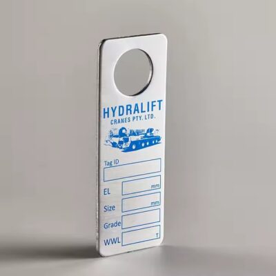 Custom 2D Logo Industrial Metal Tags for Equipment Identification