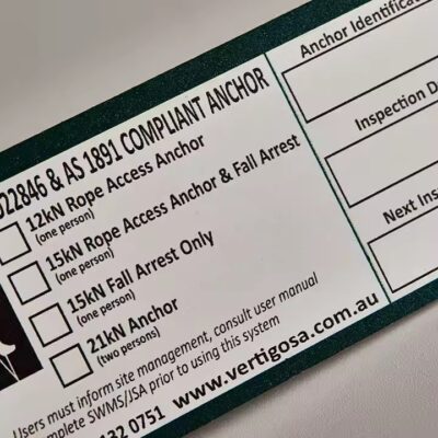 Custom Engraved Aluminum Electrical Panel Tag