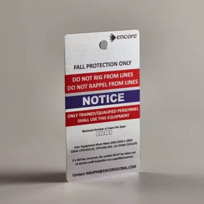 Custom Aluminum Industrial Metal Tags for Equipment Identification