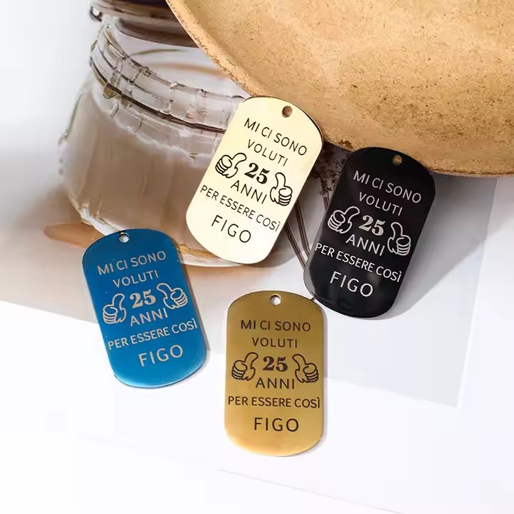 Anti-Loss Metal Military Dog Tag
