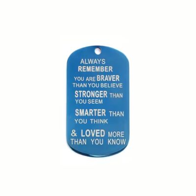 Anti-Loss Metal Military Dog Tag