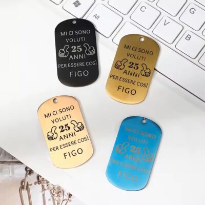 Anti-Loss Metal Military Dog Tag