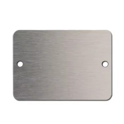 Custom Engraved Blank Metal Tags for Industrial or Craft Use