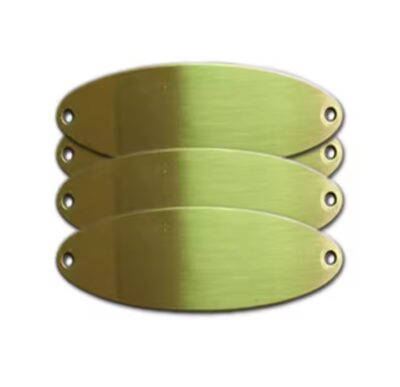 Custom Engraved Blank Metal Tags for Industrial or Craft Use