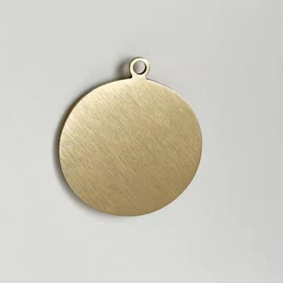 Custom Precision Engraved Brass Tags with Mounting Holes