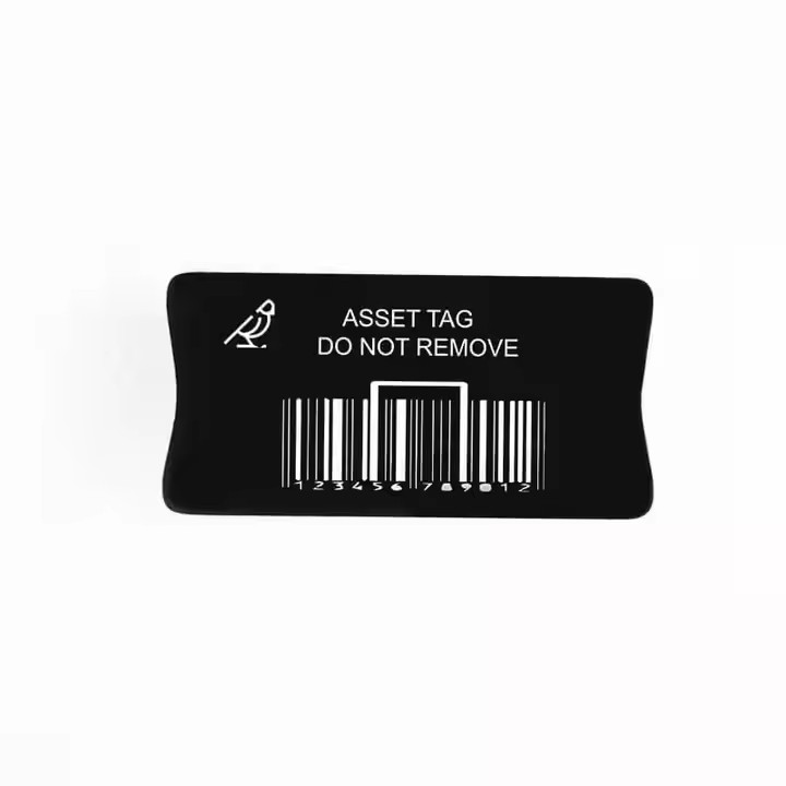 Custom Brushed Aluminum Serial Number Tags for Industrial Labeling