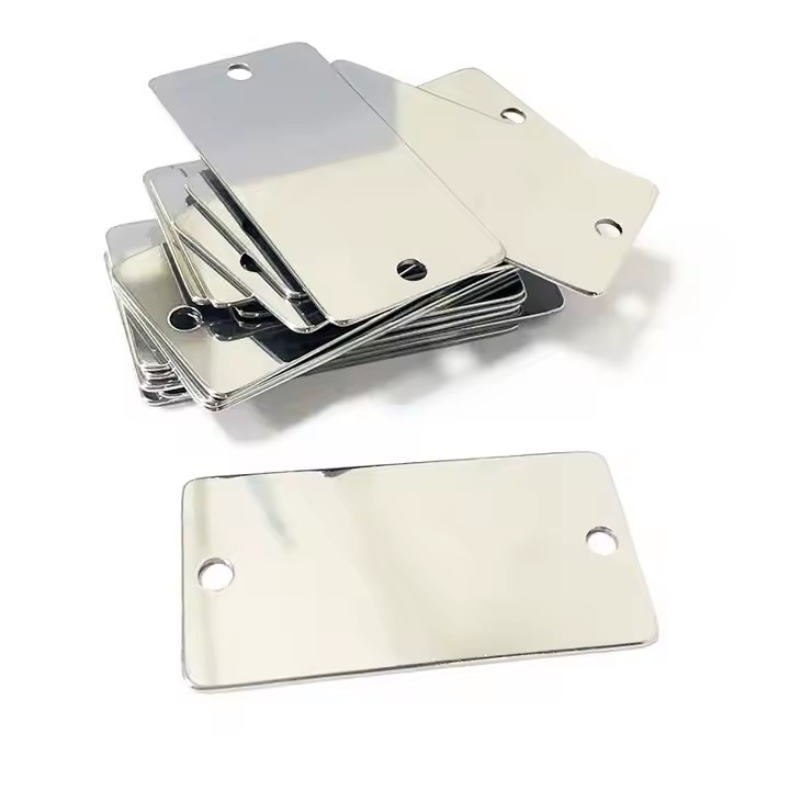 Custom 304/316 Stainless Steel Blank Metal Tags Wholesale