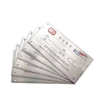 Custom Aluminum Industrial Test Metal Tags for Equipment Identification
