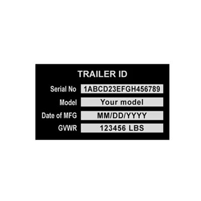 Professional Custom Metal Electrical Panel Label