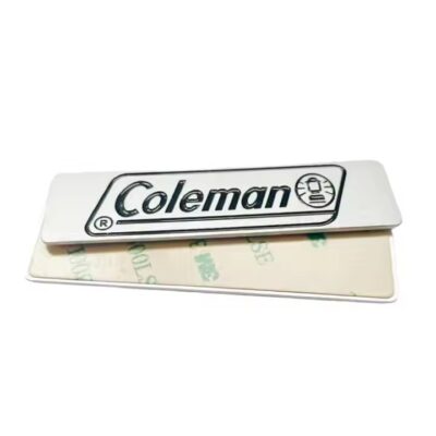 Custom Engraved Self-Adhesive Metal Label for Industrial Equipment