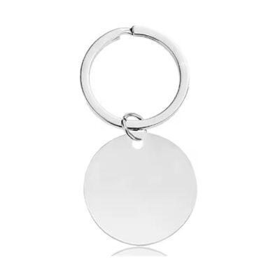 Custom Logo Round Anodized Aluminum ID Tags