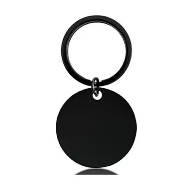 Custom Logo Round Anodized Aluminum ID Tags