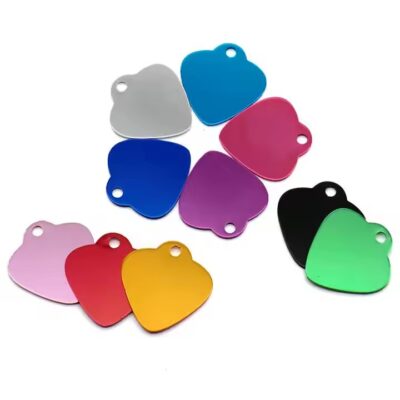 Various Custom Shaped Anodized Aluminum Pet ID Tags