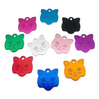 Various Custom Shaped Anodized Aluminum Pet ID Tags