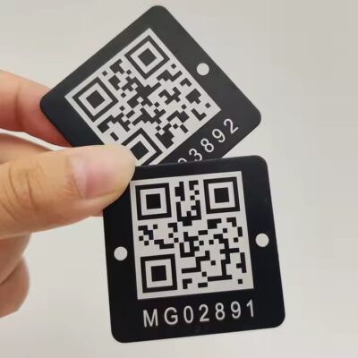 High Quality Aluminum QR Code Tree Tag for Plant Identification