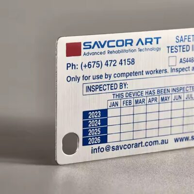 Custom Control Panel Service Metal Tags for Industrial Use