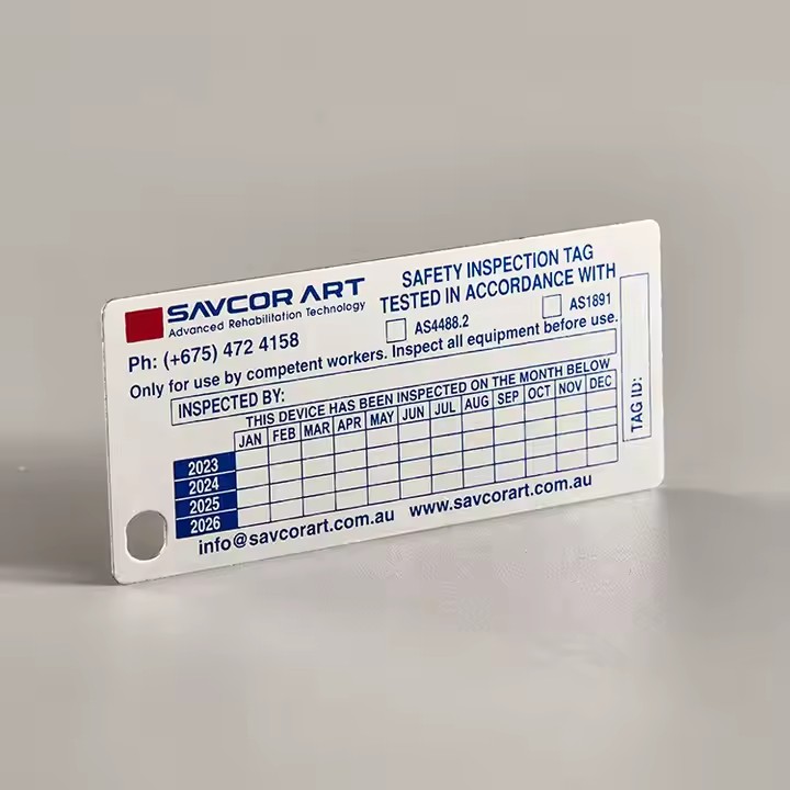 Custom Control Panel Service Metal Tags for Industrial Use