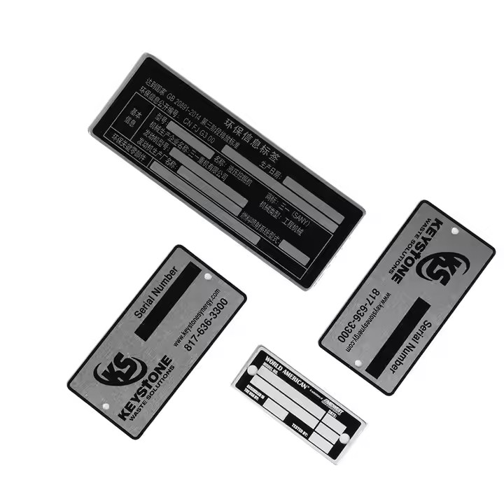 Small Custom Industrial Metal Tags for Tight-Space Labeling