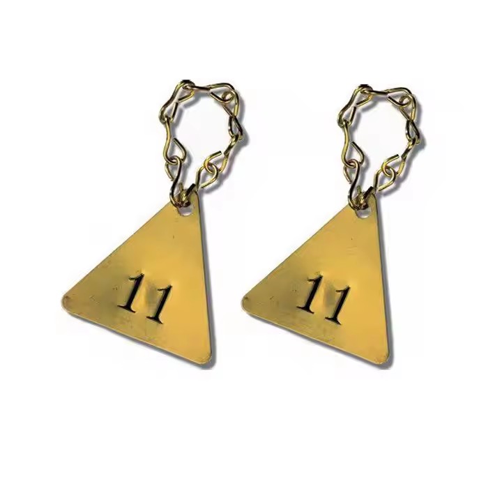 Industrial Custom Numbered Metal Tags for Equipment Identification