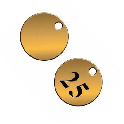 Industrial Custom Numbered Metal Tags for Equipment Identification