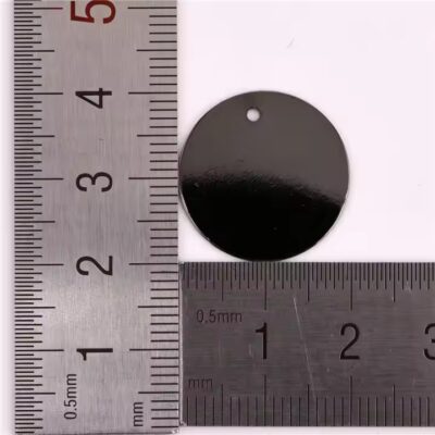 Custom Round Metal Tag in Various Sizes from 6mm to 35mm