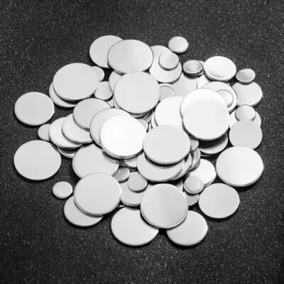 Round Stainless Steel Blank Metal Tags