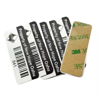Custom Aluminum Asset Label with 3M Adhesive