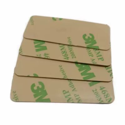 Custom QR Code Metal Label with 3M Adhesive