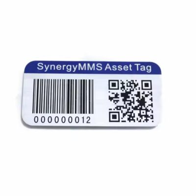 Custom QR Code Metal Label with 3M Adhesive