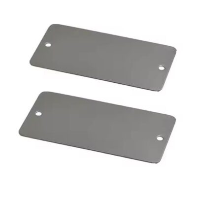 Best-selling stainless steel and aluminum rectangular and square metal tags