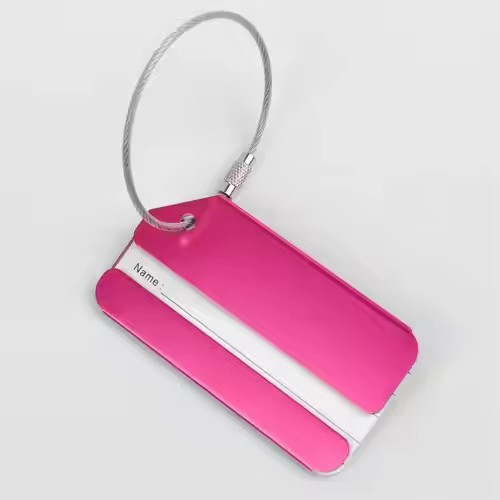 Custom Anodized Aluminum Travel Luggage ID Tags