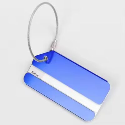 Custom Anodized Aluminum Travel Luggage ID Tags