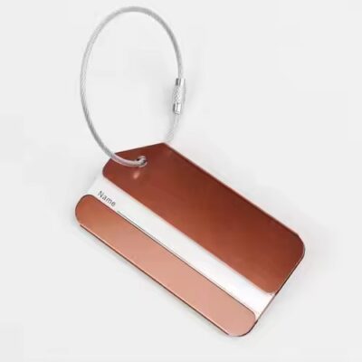 Custom Anodized Aluminum Travel Luggage ID Tags