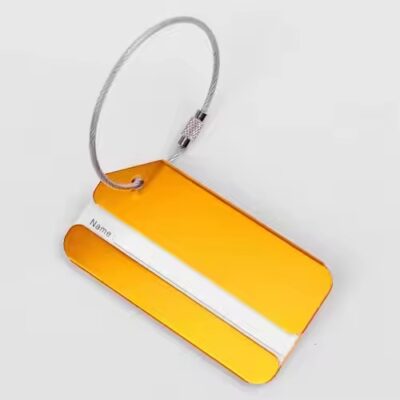 Custom Anodized Aluminum Travel Luggage ID Tags