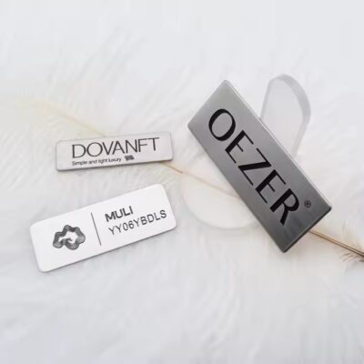 Custom flexible aluminum tags for industrial asset labeling