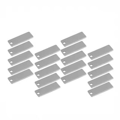 Custom blank aluminum tags for laser engraving