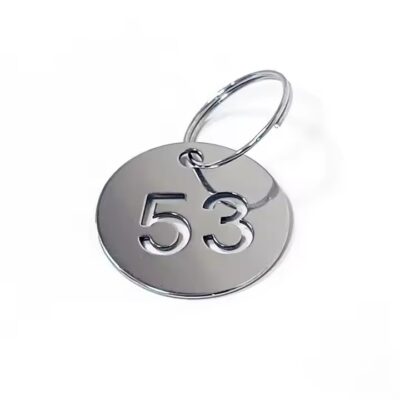 Custom engraved stainless steel tags with precise metal engraving